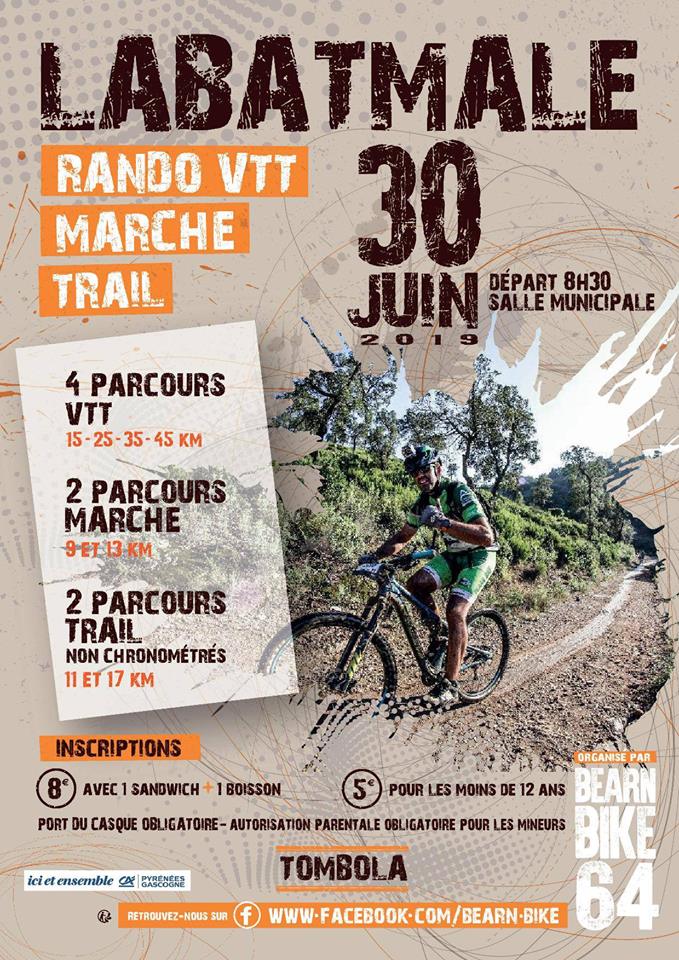Randonnée VTT marche trail LABATMALE