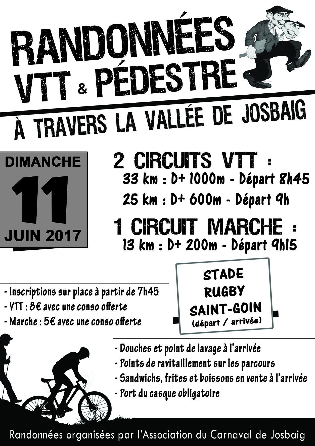 Rando VTT et marche - Carnaval de Josbaig